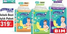 JENNY&WİLLY BEBEK BEZİ AYLIK PAKET ÇEŞİTLERİ fiyat ve kampanya bilgisi